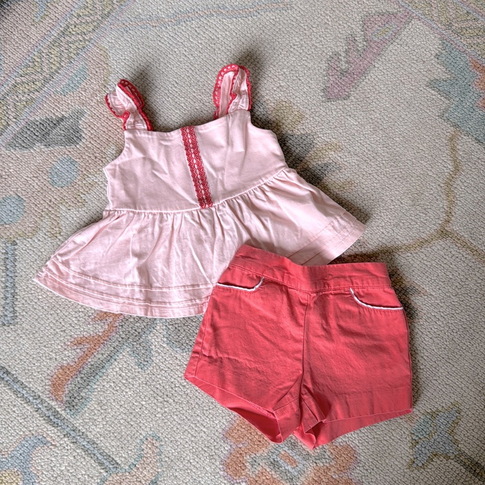 Janie and Jack Short Set 12-18 month EUC